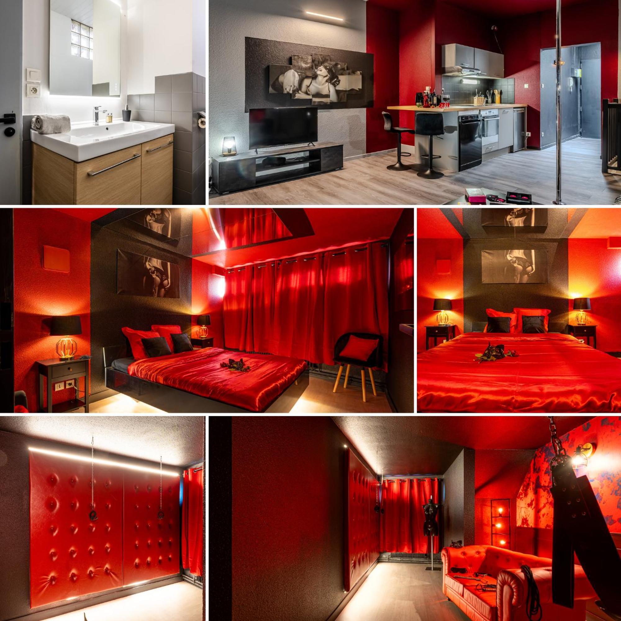 Ferienwohnung Cocon Sensuel - 50 Nuances - Les Cocons De Nath Montbéliard Exterior foto